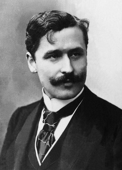 Georges Feydeau (1862-1921) 的肖像，法国剧作家。 作者 未知的摄影师