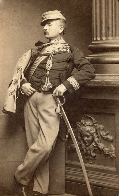 Jacques Alexandre Bixio 的肖像，法国医生和意大利裔政治家（1808 - 1865）。 作者 未知的摄影师