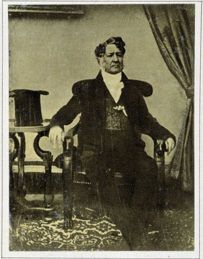Portrait of Louis Philippe I (1773 - 1850) in 1845. 作者 未知的摄影师
