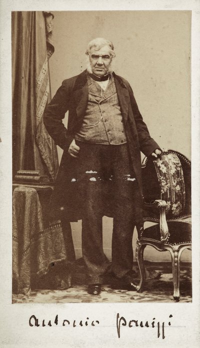 参议员安东尼奥-帕尼兹（1797-1879 年）大英博物馆图书馆馆长肖像 作者 未知的摄影师