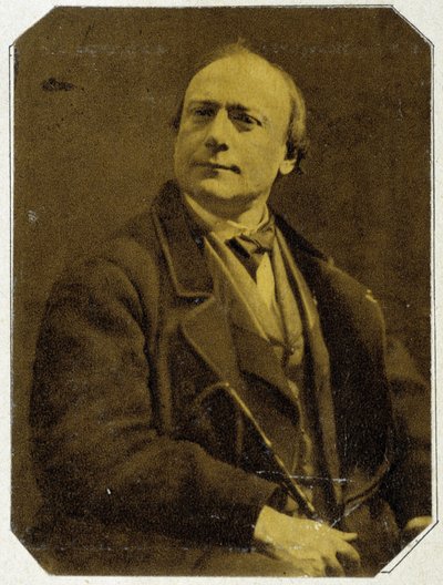 西奥多·德·班维尔 (Theodore de Banville) 于 1873 年的肖像，法国诗人 (1823 - 1891) 作者 未知的摄影师