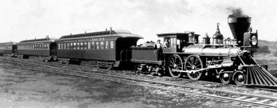 芝加哥、罗克岛和太平洋铁路 (CRI&P RR) 的火车从 1852 年开始使用 作者 未知的摄影师