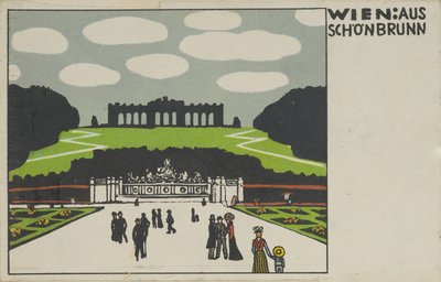 维也纳：来自舍恩布伦维也纳：Aus Schönbrunn，1908年。 作者 城市扬克