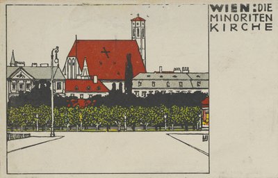 维也纳：少数派教会维也纳：Die Minoriten Kirche，1908。 作者 城市扬克