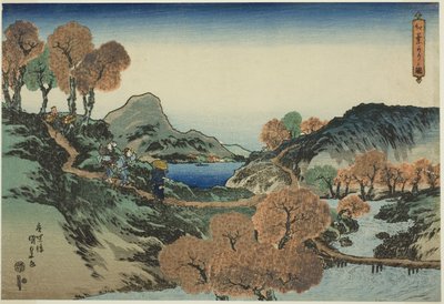 观赏枫树 作者 歌川国贞