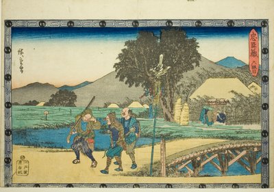 第 6 幕（六段目），选自 "忠臣复仇（中村）"系列 作者 歌川宏重