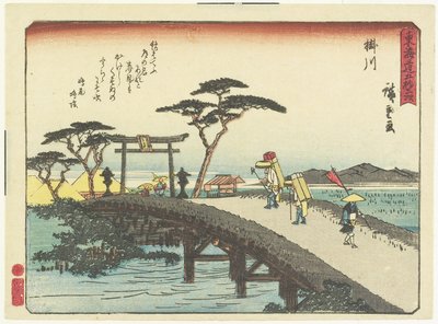 Kakegawa，1837-1844 作者 Utagawa Hiroshige