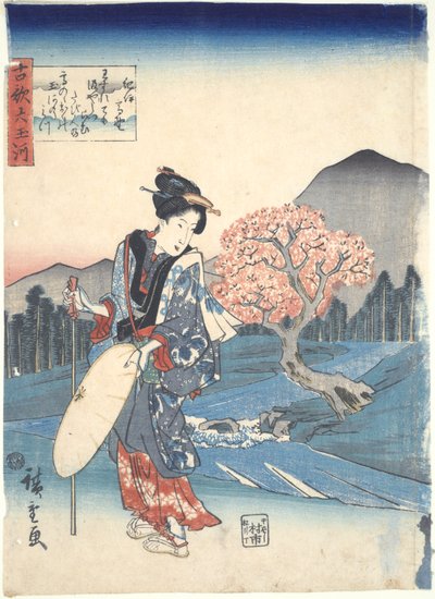 科卡：六条多摩河 作者 歌川宏重