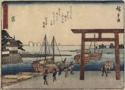 米亚，1837-1844 作者 Utagawa Hiroshige