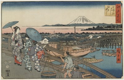日本桥和江户桥，1853年11月 作者 歌川宏重