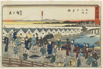 No.1：Nihonbashi，1847-1852 作者 Utagawa Hiroshige