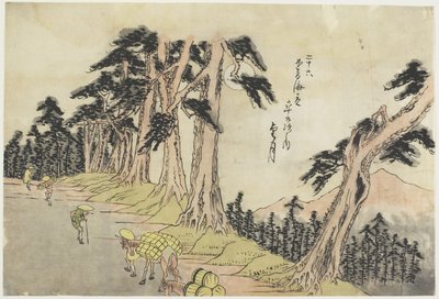 1830年至1844年的望月26号 作者 Utagawa Hiroshige