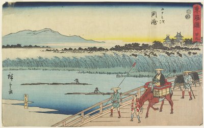 No.39 Okazaki，1847-1852 作者 歌川宏重