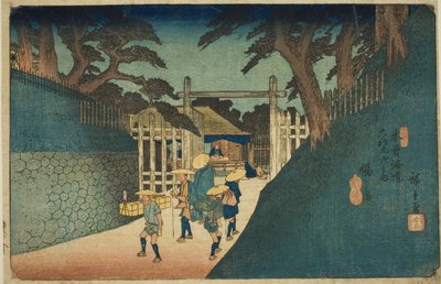 第 38 号：福岛，选自 "木更道六十九站 "系列 作者 歌川宏重