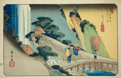第 39 号：上松，选自 "木更道六十九站 "系列 作者 歌川宏重