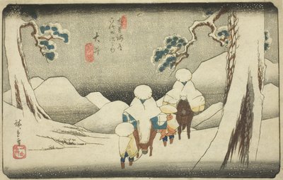 第 47 号：大井，选自 "木更道六十九站 "系列 作者 歌川宏重