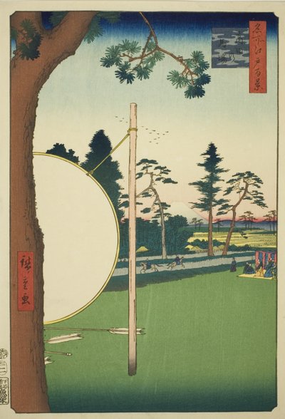 高田骑马场，选自 "名所江户百景 "系列 作者 歌川宏重