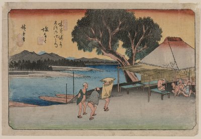 木曾公路的六十九个驿站：椎名田 作者 歌川宏重