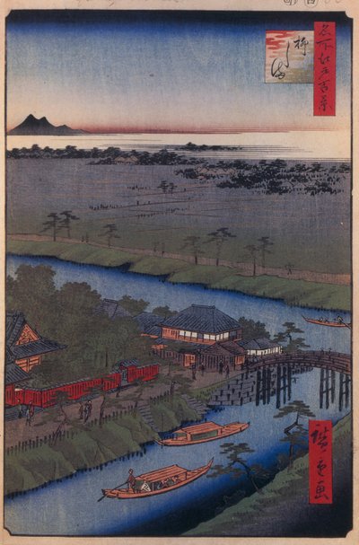 柳岛岛江户百景，1856-1858年 作者 歌川宏重