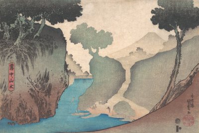 Landscape in the Mist, mid-19th century. , mid-19th century. 作者 歌川国贞