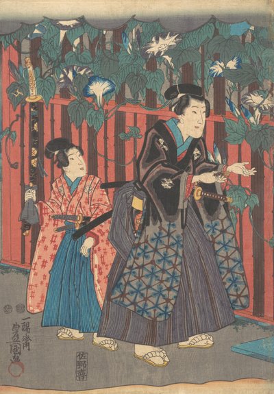 打印。 作者 歌川国贞