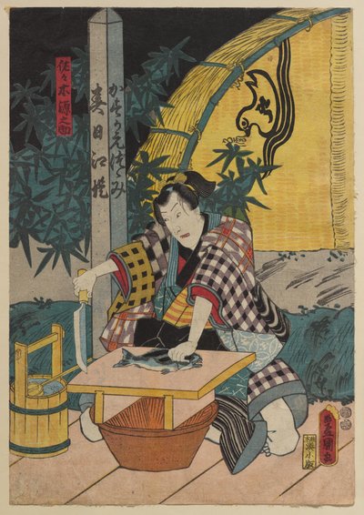 歌舞uki戏中的场景 作者 歌川国贞
