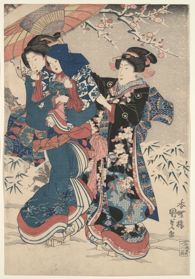 雪战 作者 歌川国贞