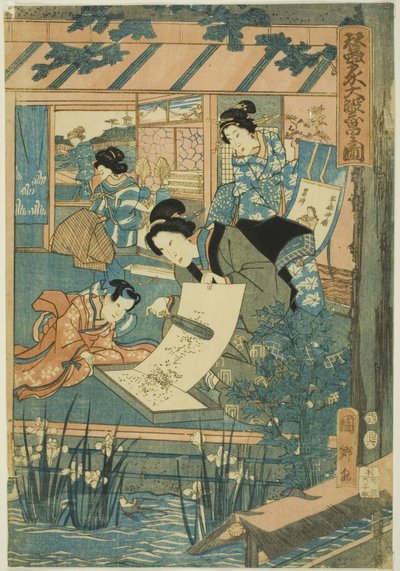 丝绸农场的大繁荣（Kaikoya Daihanjono Zu） 作者 歌川国里