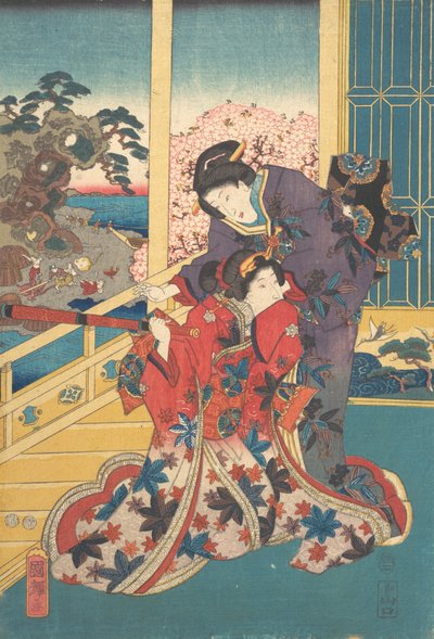 明石之花明石之花，1853年。 作者 歌川国辉
