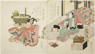 卧室里的情侣 作者 歌川国安