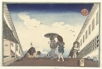 霞关（实物标题）
东都名胜（系列标题）
东都名胜（物品上的系列名称） 作者 歌川国义