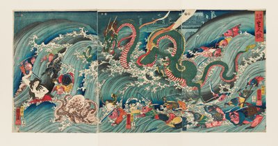 浅草内殿栩栩如生的玩偶 作者 歌川国义