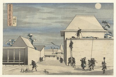 中村剧第十一幕的夜袭
中村十日谈》之夜袭（标题见实物） 作者 歌川国义