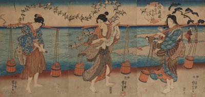 陆奥省l水晶河 作者 歌川国义