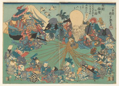 绘制正确的彩票 作者 歌川国义