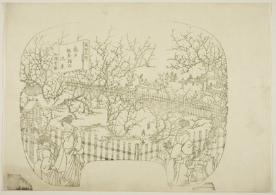 东都名胜 "系列版画的关键版块 作者 歌川贞秀