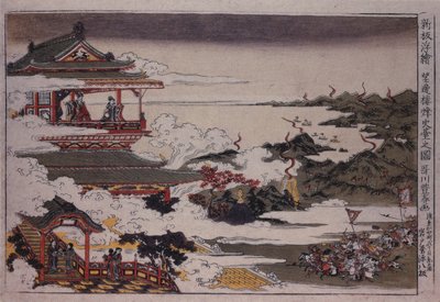 公元1770年，安禄山和他的部队进攻皇帝 作者 歌川丰治