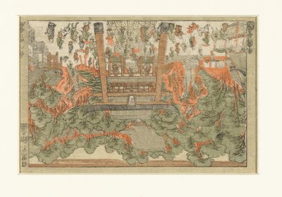 目黑不动寺的景色
目黑不动尊（物名） 作者 歌川丰治