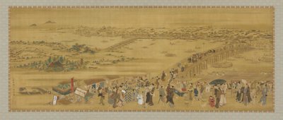两国大桥 作者 歌川丰治