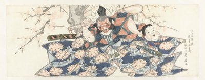 手持杵的战士 作者 歌川丰洋