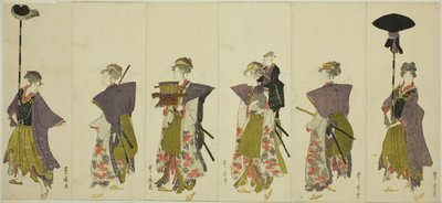 模仿大名游行 作者 歌川丰洋