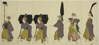 模仿大名游行 作者 歌川丰洋