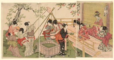 第七个月》，选自《双人十二个月》系列（Ryoga juni ko）。 作者 歌川丰洋