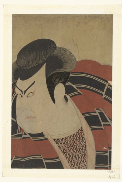 Busteportret van Kataoka Nizaemon VII. 作者 歌川丰国（一）