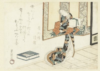 搬运木箱的妇女 作者 歌川丰国（一）