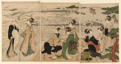 海滨郊游 作者 歌川丰国一世