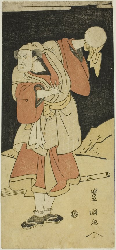 话剧场景中的演员 作者 歌川丰国一世