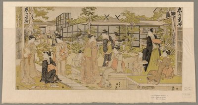 卡乔茶屋 作者 歌川丰国一世