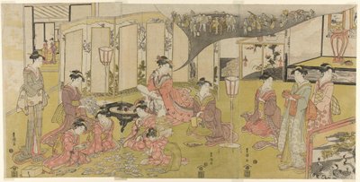 纸牌游戏 作者 歌川丰国一世