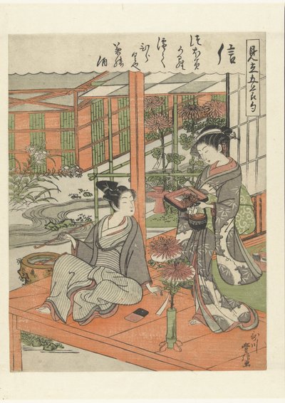 忠诚 Shin（物体上的标题） 戏仿五节（系列名） Mitate gosekku（物体上的系列标题） 作者 歌川丰信